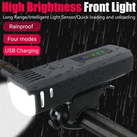 AliExpress KDULIT USB Rechargeable Bike Light Set 1000LM Super Bright LED Front Light with Intelligent Sensor Rear Taillight Waterproof Safety Kit