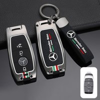 Zinc Alloy for Mercedes-Benz A B C E G S Class CLA CLS GLA GLB GLC GLE GLS EQA EQB EQC Car Key Case Cover Protection Shell Bag