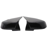 2 pieces Rearview Mirror Cover Cap Carbon Black For Bmw M2 1 2 3 4 Series F20 F21 F22 F23 F30 F32 F36 X1 Rear-View Mirror Cover