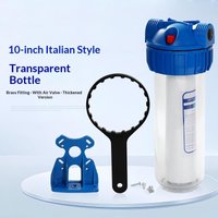 10 Inch Italian Transparent Filter Bottle, High Pressure Washer Filter for Livestock Farm and Agricultural Irrigation System