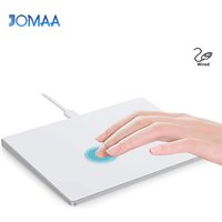 Jomaa USB Wired Multi-TouchTrackpad SlimTempered Glass Surface with High Precision Navigation Wired Touchpad for Laptop PC