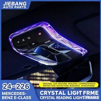 For Mercedes Benz C GLC E Class W206 X254 W214 Crystal Reading Light Frames Decorative Stickers Interior Modification Accessorie
