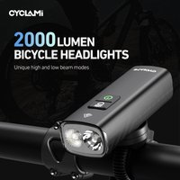 CYCLAMI Fahrradlicht BR 1200 BR 2000 Lumen Lumen Hohe Helligkeit Multifunktions-Sicherheits-Frontlichter für Rennrad, MTB, Radfahren