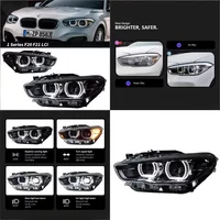 2015-2018 Imported for 1 Series F20 Headlight Assembly Modification LED Spoon Daytime Running Lights Turn Signals 12V