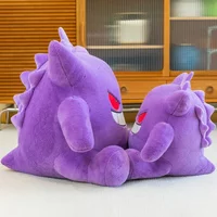 30/80cm Pokemon Gengar Stuffed Plush Toys Cartoon Cute Anime Dolls Huge Purple Pokémon Plushie Pillow Birthday Gift for Kids image 4