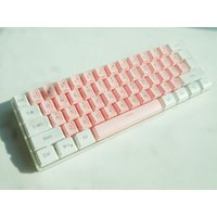 Usb Backlit pink Keyboards 61 keys mini computer Keyboard gaming pc 60% Musical lady ergonomic office Wired portable key board
