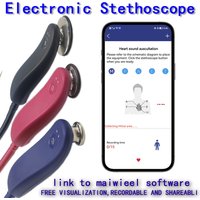 Kids Electronic Bluetooth Stethoscope, Medical Core, 40 Times Magnification, App Controlled, Stethoscope for Medical Sick Custom