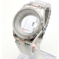 39MM Men's Watch Case Miyoda 8285 Case Stainless Steel Strap Sapphire Mirror and Stainless Steel Case Accessories for 8285 Movem image 3