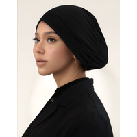 New Jersey Cotton Undercap Muslim Under Scarf Cotton Inner Hijab Closed Mouth Underscarf Bonnet Hijab