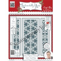 June 2026 New Panel Perfection Festive Snowflakes A5 Metal Cutting Dies and Stamps for DIY Scrapbook Handmade Diary Photo Album