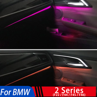 For BMW 2 Series Car Decorative Auto Ambient Light Led Strip For F22/F44/F45/F46 Gran Coupé Car Tuning