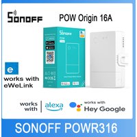 SONOFF POWR316 Pow Origin Smart Power Meter Switch 16A Wifi Smart Switch Overload Protector Relay Device eWelink Alexa Google