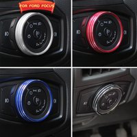 Car Headlight Switch Knob Cover for Ford Focus 3 MK3 MK4 KUGA Escape Mustang Mondeo Fusion Ecosport car accessories