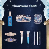 Flower Knows New Moonlight Mermaid Series Cheek Blush Lip Gloss Mirror Eyeshadow Eyeliner Pencil Waterproof Sweat-Resistant