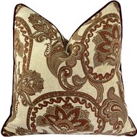 Deluxe Amercan Style Woven Chenille Pillow Case Home Decorative Vintage Soft 45x45cm Cushion Cover 1 Piece Pack