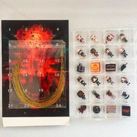 24PCS Stranger Horror Figures Advent Calendar Blind Box 2D Acrylic Ornaments Collectible Gift for Fans - Christmas Easter