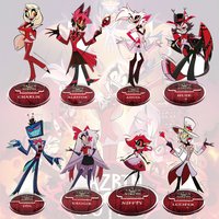 Hazbin Hotel character Alastor Vox Lucifer Morningstar Angel Dust Charlie Morningstar Vaggie Velvette Acrylic stand keychain