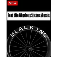 AliExpress NONE For BIack Stickers Road bike wheelset stickers Carbon fiber wheels rim decals Cycling Accessories Bicycle Waterproof Decorative
