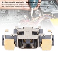 Console Charging Port Compact Console Power Jack Socket Enduring Easy To Use High Accuracy Anti Sensitive for 3DS XL