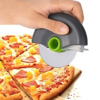 Stainless Steel Round Wheel Cutter - Perfect for Cake, Bread, and Pie Baking - Roulette Roller Kitchen Tool for Home Baking!