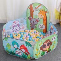 Cartoon Animals Portable Foldable Tent Indoor Outdoor Educational Colorful Toys Ball Pool Pit Play House Gift For Children Kids