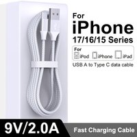 LAIHONEN USB-A to USB-C 3A Fast Charging Cable, Compatible with iPhone 17/16/15, iPad, Galaxy S25/S24/S23/S22, Tablet, Carplay