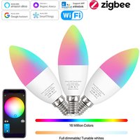 Ewelink E14 Smart Wifi Led Light Bulb Zigbee RGBCW Led Lamp Works With Alexa Amazon Google Home Yandex Alice Smartthings image 4