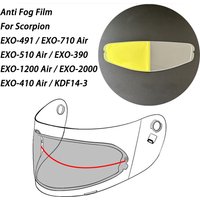 Helmet Visor Film Anti Fog Fit for Scorpion EXO 410 / 491 / 510 / 710 / 2000 390 1200 Air Lens Anti Fog Film Helmet Accessories
