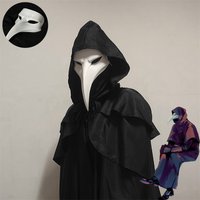 SCP Foundation SCP-049-J The Plague Fellow Cosplay Mask Doctor Schnabel Facepiece Full Face Masks Helmet Carnival Halloween Prop