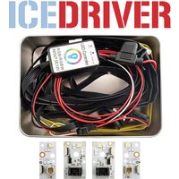 Icedriver for Audi RS3 A3 S3 DRL RGBW multicolor LED boards 2016-2020 daytime running lights Red Blue RGB Matrix light bulbs