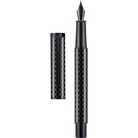Hongdian 1861 Carbon Fiber Fountain Pen EF/F/M/ Bent Nib, Classic Design Smooth Writing Pen for Business School Office