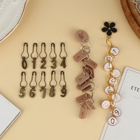Number Stitch Markers Bead Chain Multifunction Crochet Digital Crochet Markers Knitting Markers DIY Sewing Accessories