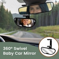 Baby Car Mirror: Easy-Install Forward Facing Viewer, Universal Fit and Shakeproof for On-the-Road Updates