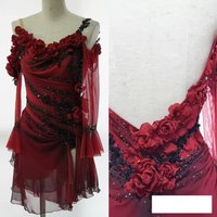 Figure Skating Dress Women's / Girls' Ice Skating Dress Customized skating team uniforms