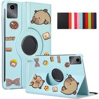 For Lenovo Tab M11 Cases 11inch TB330FU DIY Kids Tablet Case For Xiaoxin Pad 2024 Cover 360 Rotating Stand Adjustable Shockproof