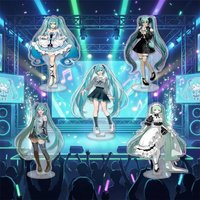 Miku Hatsune Miku Snow Miku Anime Acrylic Stand Figure HD Display Birthday Gift for Fans 2D Anime Merchandise Collectible
