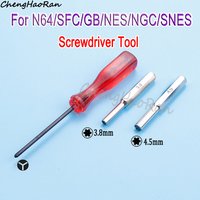 1 piece Security Screwdriver 3.8mm / 4.5mm / Y Screwdriver Bit Set For NES/SNES / N64 / NGC/GB/SFC Screw Driver Repair Tools