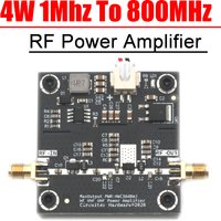 1Mhz To 800mhz 4W VHF UHF RF Power Amplifier 36DB FOR Ham Radio HF AM FM Transmitter Walkie Talkie ShortWave 868M 915MHZ 433MHZ