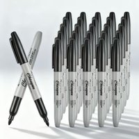 12pcs permanent marker set, quick drying and fade resistant fine dot marking, suitable for wood, plastic, paper, metal, etc.