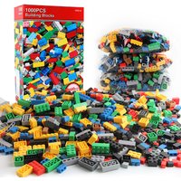 1000 Pieces DIY Creative Building Blocks Bulk Sets City Classic Bricks Assembly Brinquedos Educational Toys for Children