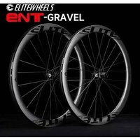 ELITEWHEELS ENT GRAVEL Carbon Wheelset Disc Brake Tubeless Ready 700C 35x34 Center Lock Or 6 Bolt Lock Hub Tubeless 45x34 Rim