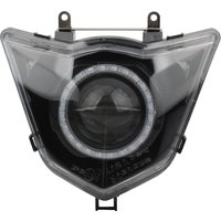 AliExpress NONE For Yamaha WR125 WR 125 X R 2009-2016 Motorcycle LED Headlight App Control Angel Eye Headlamp RGB Light Pit Dirt Bike Modified