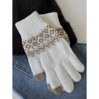 AliExpress Gmarty Winter Thick Warm Cycling Riding Adult Gloves Warm Knitted Gloves Mobile Phone Touch Screen Knitted Gloves For Men Women