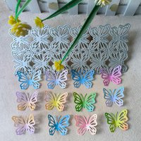 New 12 Pcs Butterflies metal cutting die mould scrapbook decoration embossed photo album decoration card making DIY handicrafts