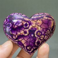 Colorful Dragon Pattern Agate Heart-Shaped Natural Mineral Crystal Home Garden Decoration Healing Witchcraft Meditation Gem