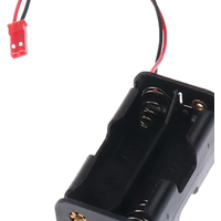 RC 4 x AA Battery Holder With Futaba Plug For Receiver Cars Planes Boats Durable