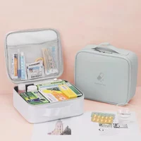 Large Capacity Medicine Storage Bag Portable Thickened Family First Aid Kit Medicine Boxes Travel Camping Pill Pouch Accessories