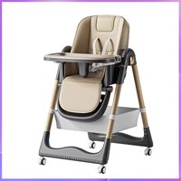 Raised baby dining chair, children's multifunctional foldable dining chair, convenient baby eating dining chair, baby recliner