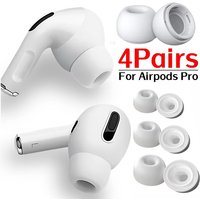 4 Pair Silicone Ear Tip Cover Replacement Earbud XS/S/M/L Size Protective Earbuds Tips Covers For AirPods Pro 1st 2nd Generation