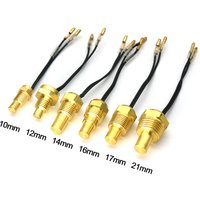 1/8 NPT 3/8NPT Water Temperature Sensor Car Meter Oil Temp Sensor 10MM 14MM 17MM 21MM Car SensorFor 12V/24V Car Truck Boat